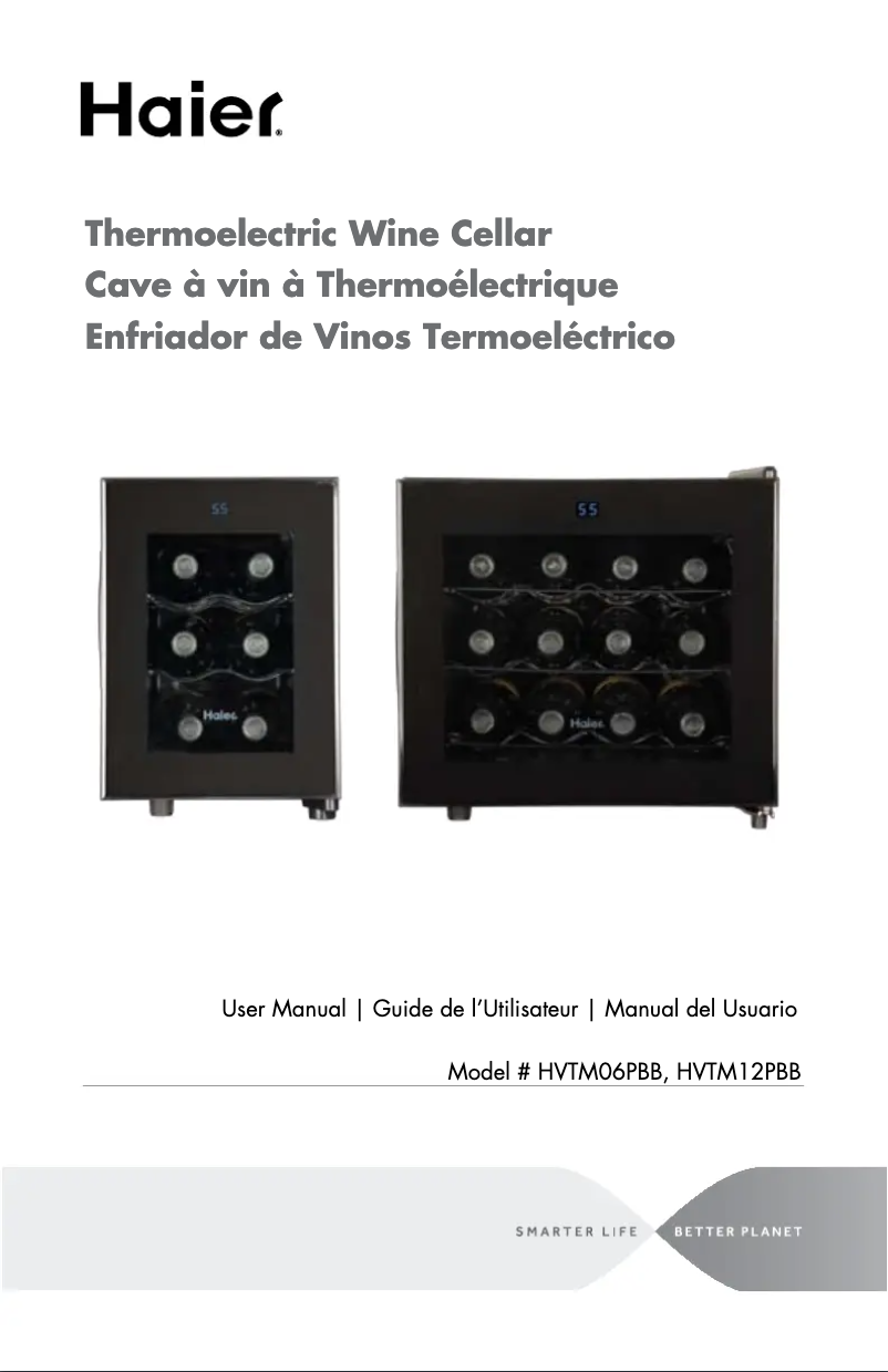 Page n°1 - Manuel utilisateur Haier HVTM12PBBB