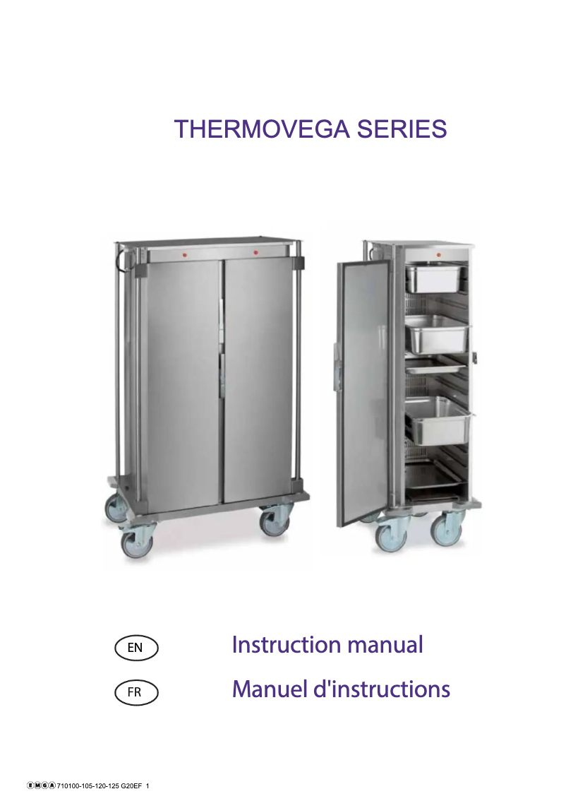 Page n°1 - Manuel utilisateur CaterChef 710120