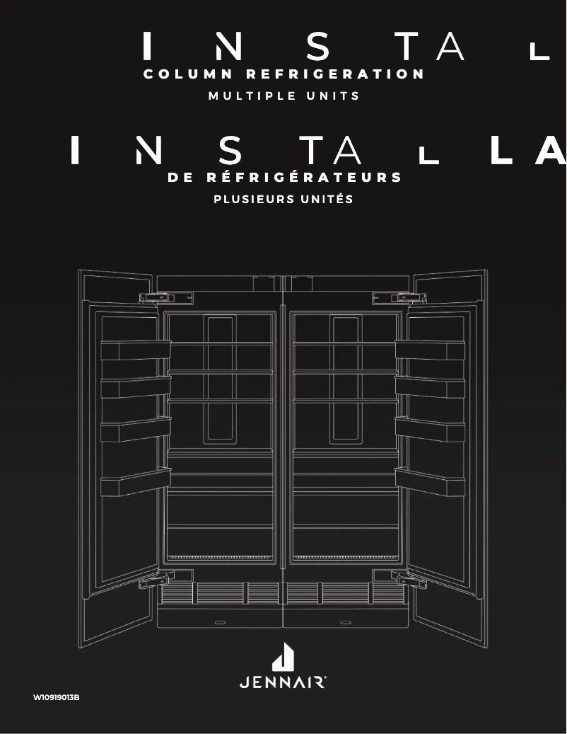 Page n°1 - Guide d'installation JennAir JKCPR301GL