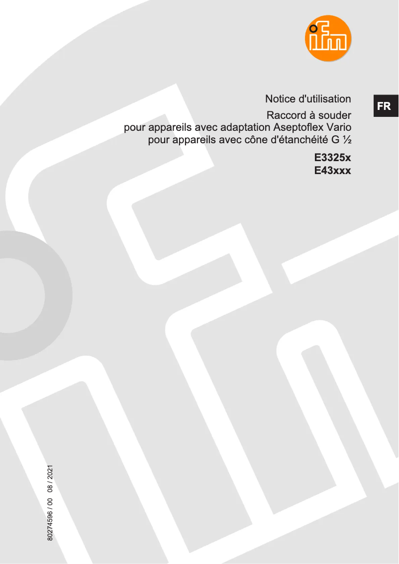 Página 1 del manual Manual de usuario IFM E33252