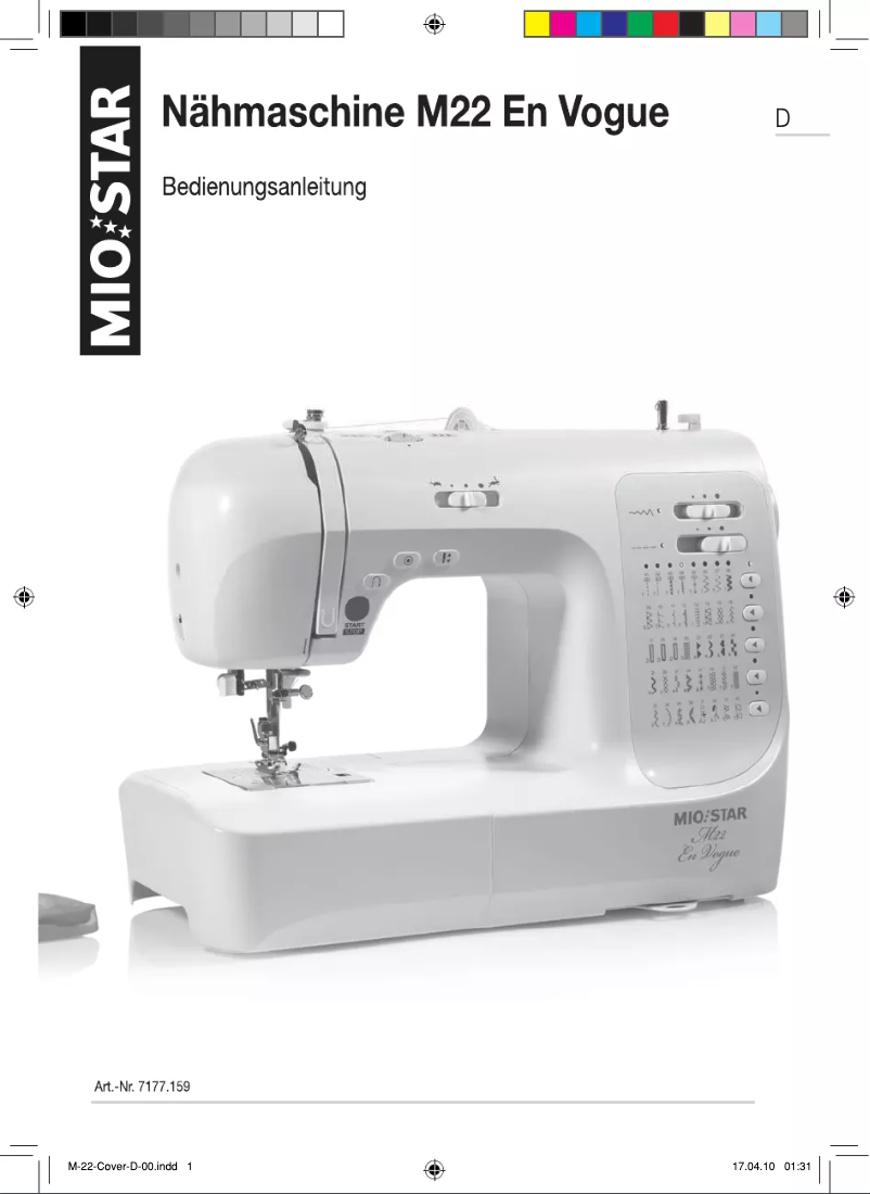 Page 1 de la notice Manuel utilisateur Mio Star M22 En Vogue