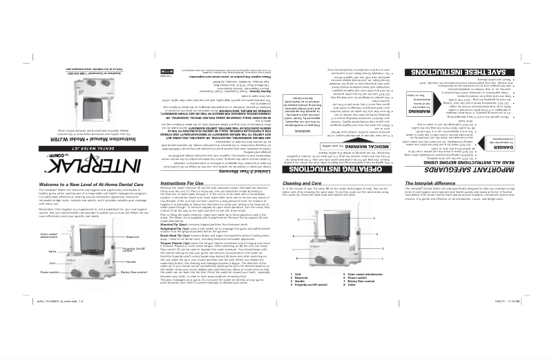 Page 1 de la notice Manuel utilisateur Conair WJ7BR