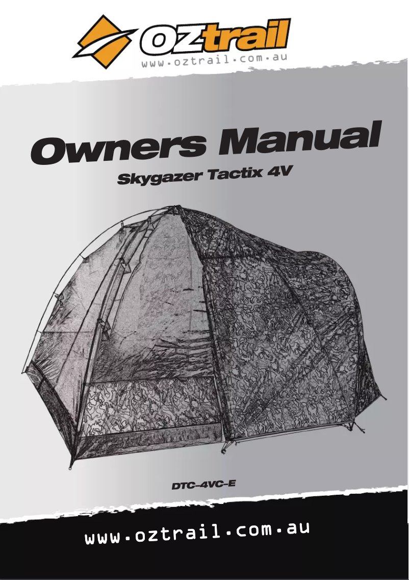 Página 1 del manual Manual de usuario OZtrail Skygazer Tactix 4V
