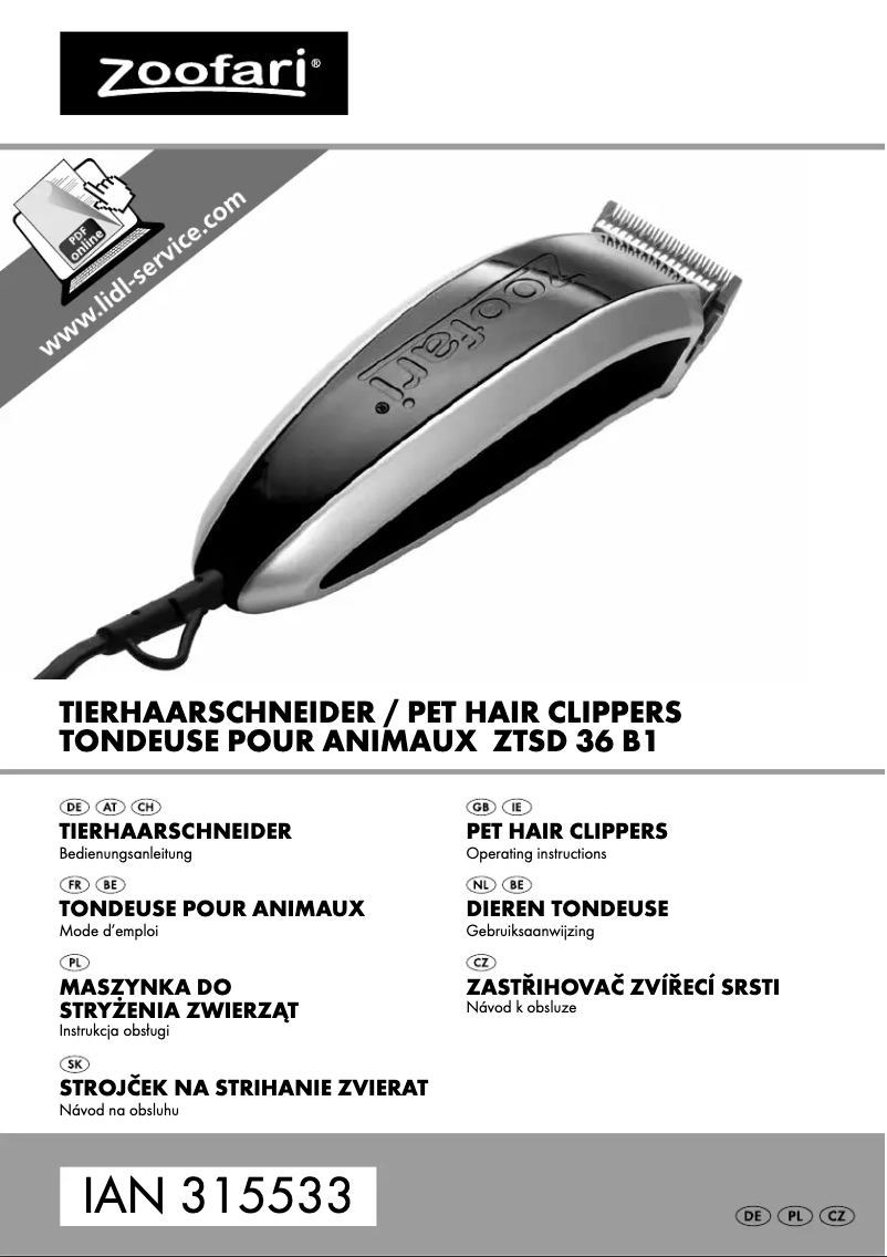 Image de la première page du manuel de l'appareil IAN 273605