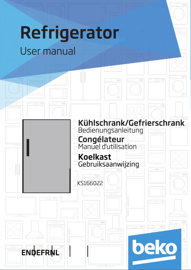 Página 1 del manual Manual de usuario Beko KS166022