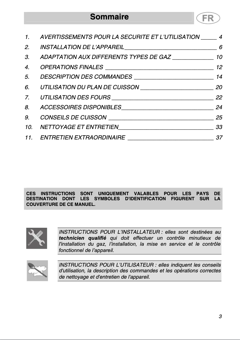 Image de la première page du manuel de l'appareil CS20FB-6