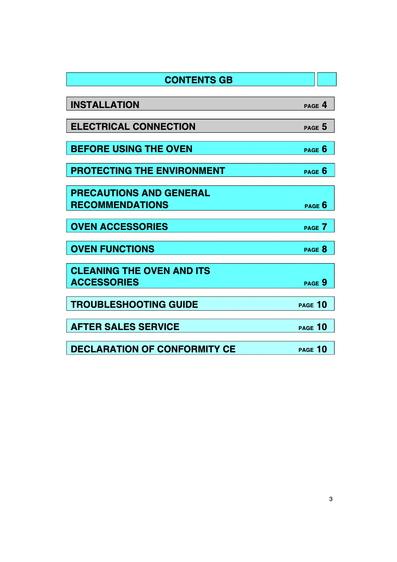 Page 1 de la notice Manuel utilisateur Whirlpool AKZ 185