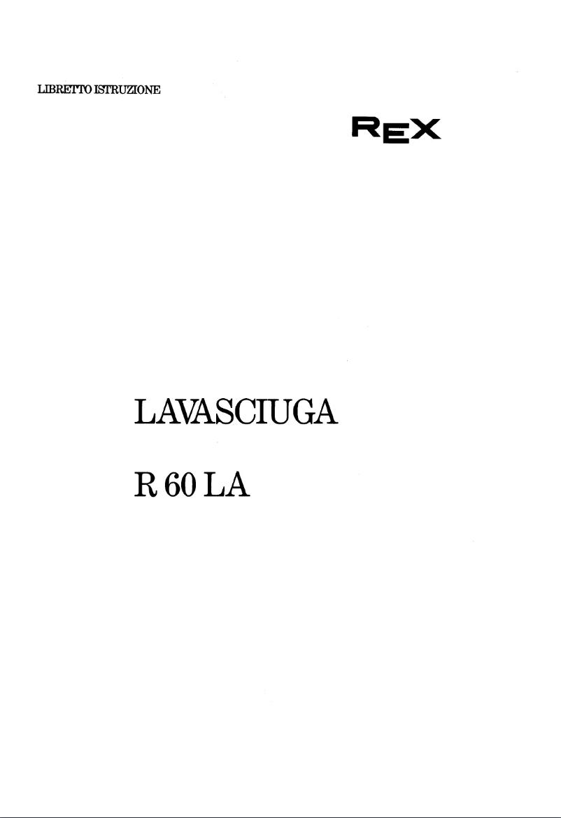 Page 1 of the manual User Manual Rex R60LA