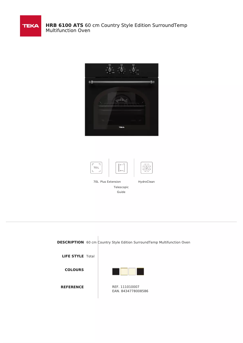 Image de la première page du manuel de l'appareil HRB 6100