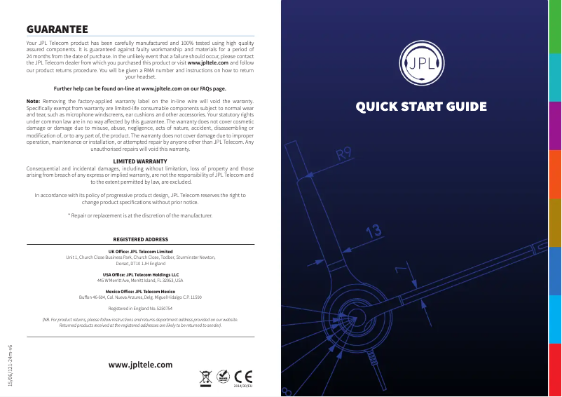 Page 1 de la notice Manuel utilisateur JPL 401S