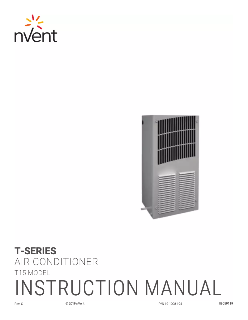 Página 1 del manual Manual de usuario Hoffman T150116G100