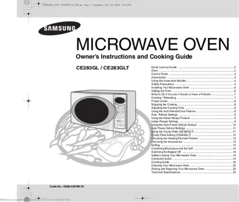Image de la première page du manuel de l'appareil CE283GLT