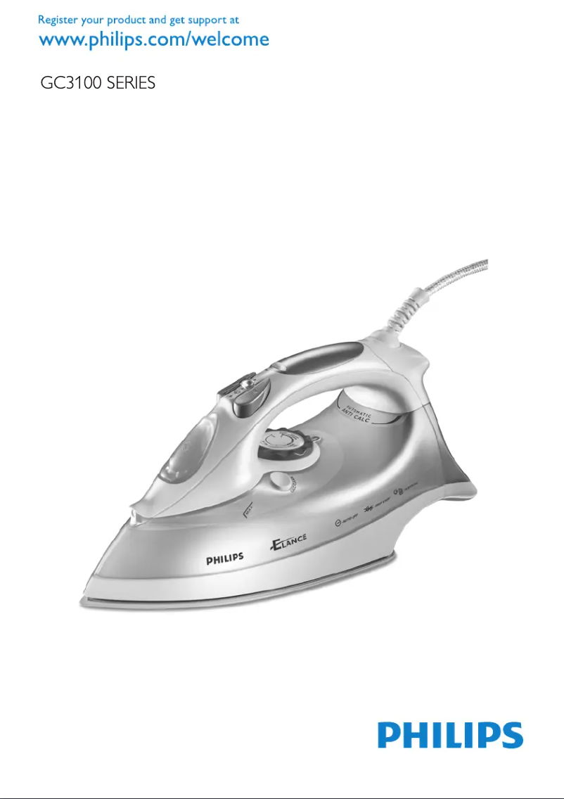 Page n°1 - Manuel utilisateur Philips Elance GC3127
