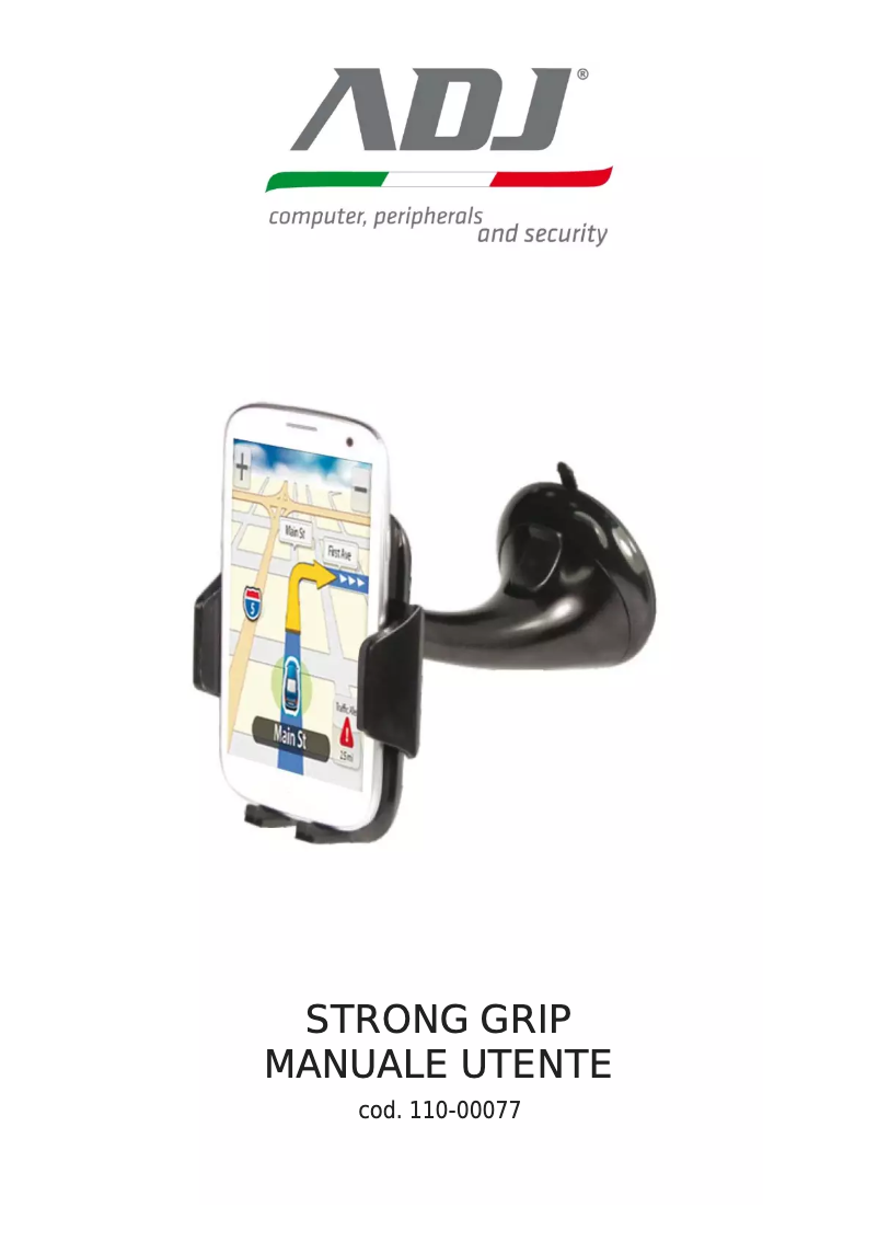 Page n°1 - Manuel utilisateur Adj 110-00077