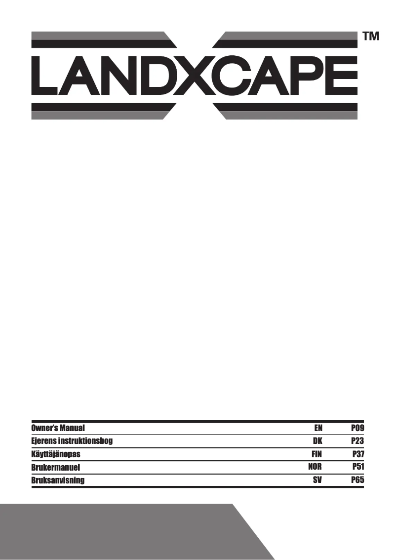 Página 1 del manual Manual de usuario Worx Landxcape