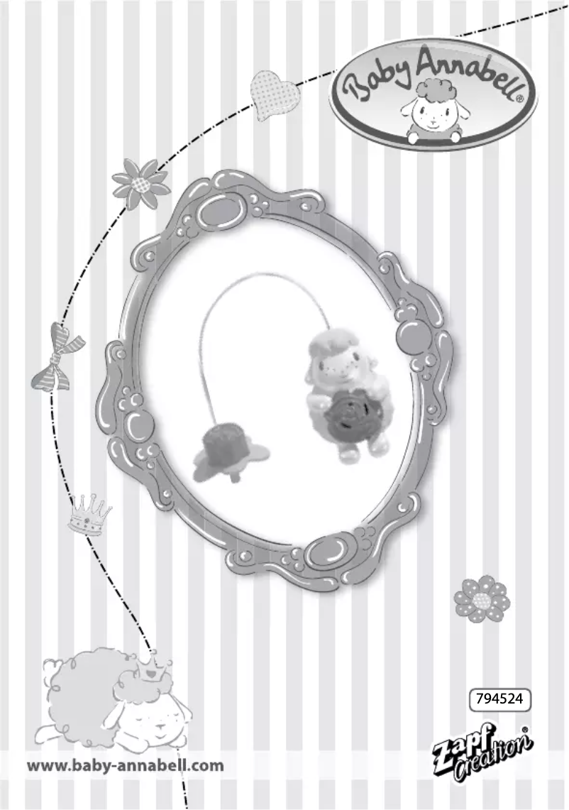 Page 1 de la notice Manuel utilisateur Zapf Baby Annabell 794524