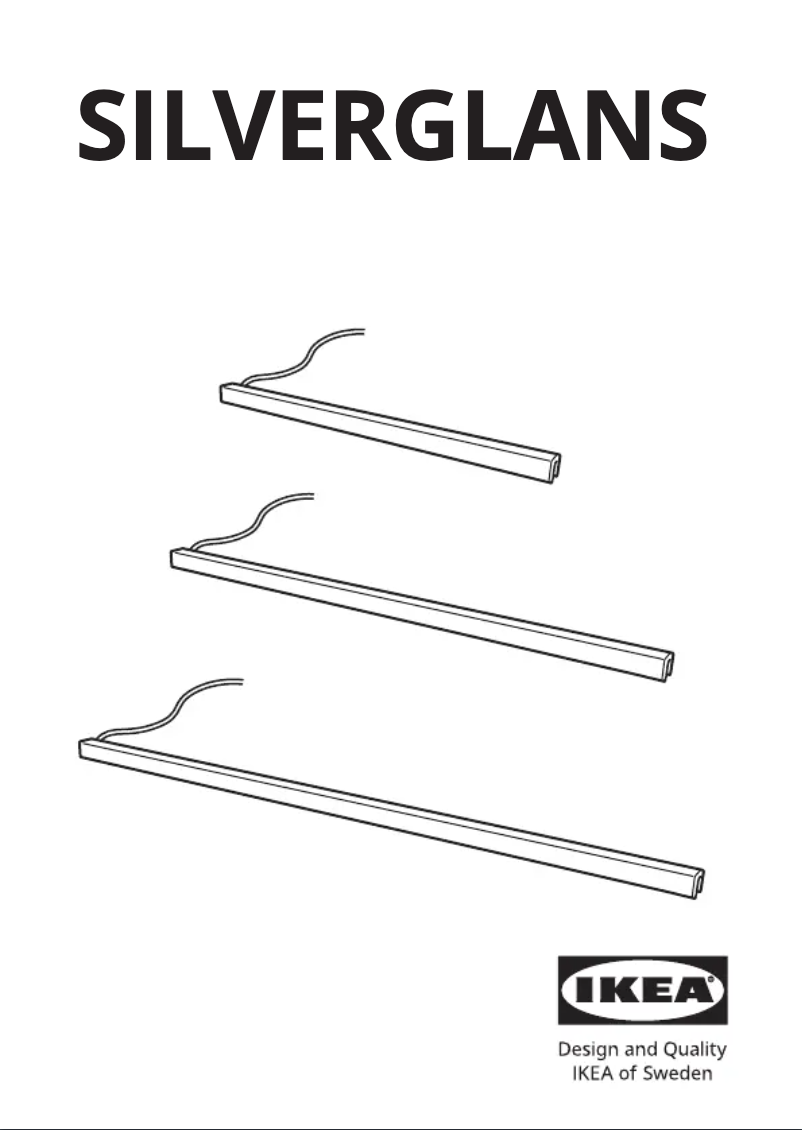 Page 1 de la notice Manuel utilisateur Ikea SILVERGLANS 504.396.54