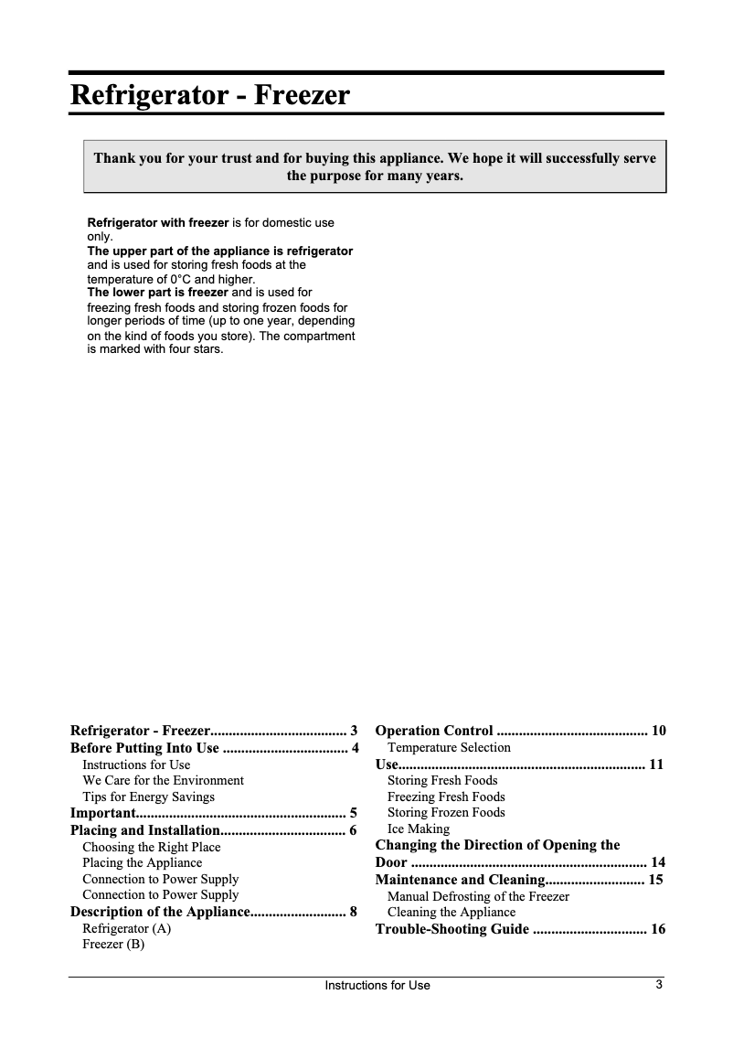Page 1 de la notice Manuel utilisateur Gorenje RK6335W