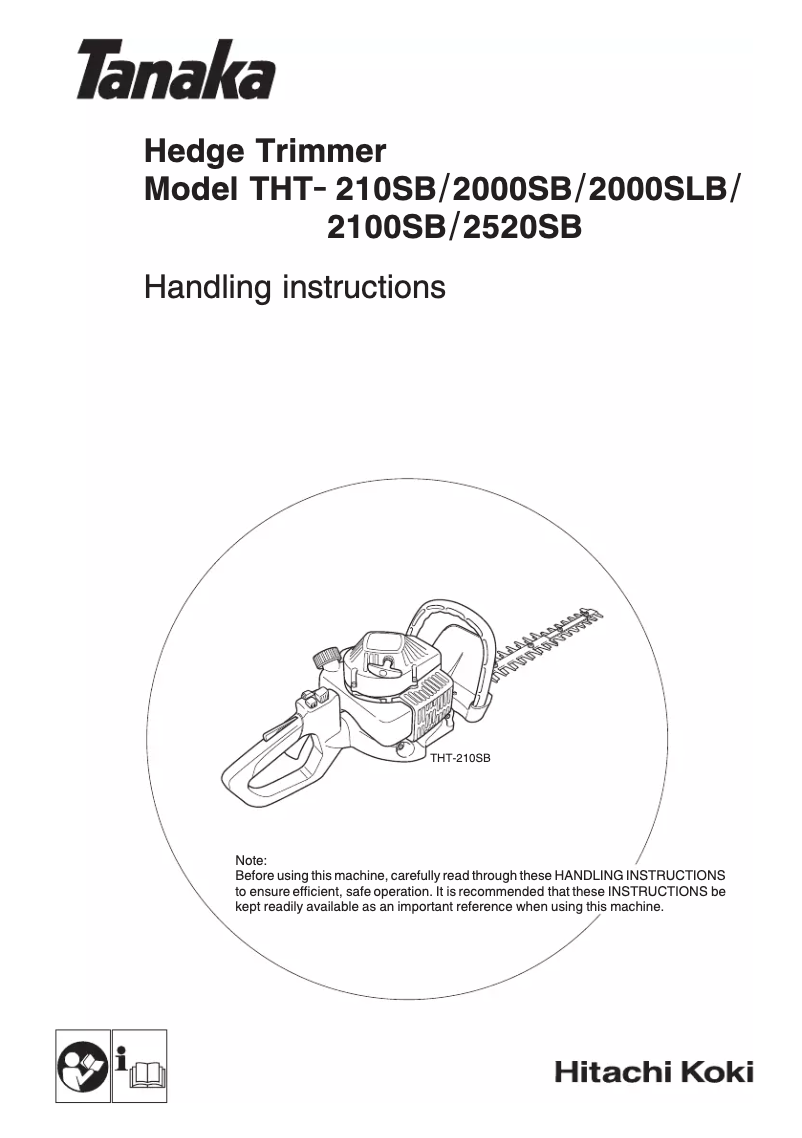 Image de la première page du manuel de l'appareil THT-2520SB