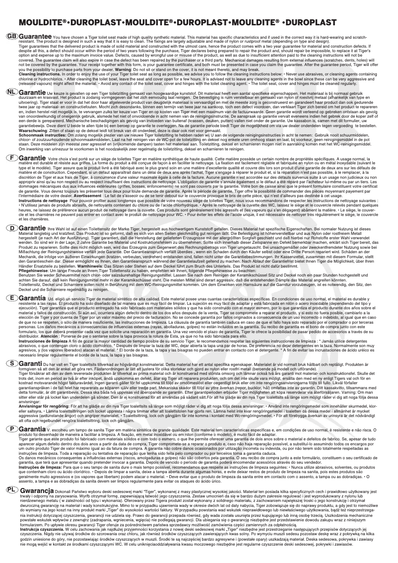 Imagen de la primera página del manual del dispositivo Carter