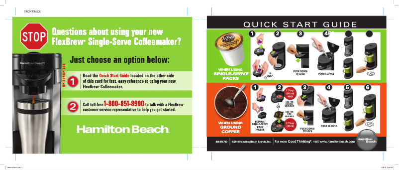 Image de la première page du manuel de l'appareil 49961PS