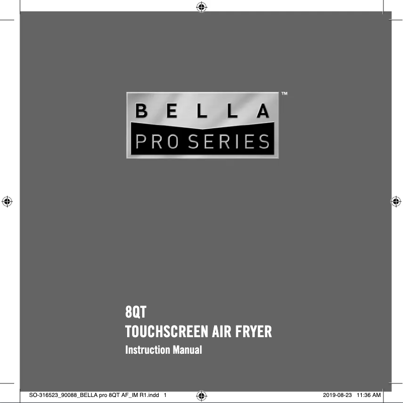 Page 1 de la notice Manuel utilisateur Bella 90088