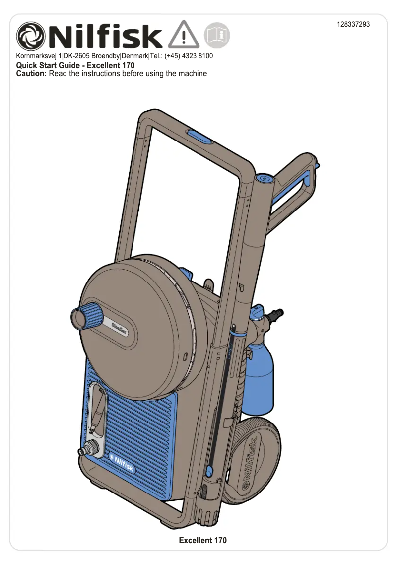 Page 1 de la notice Manuel utilisateur Nilfisk Excellent 170