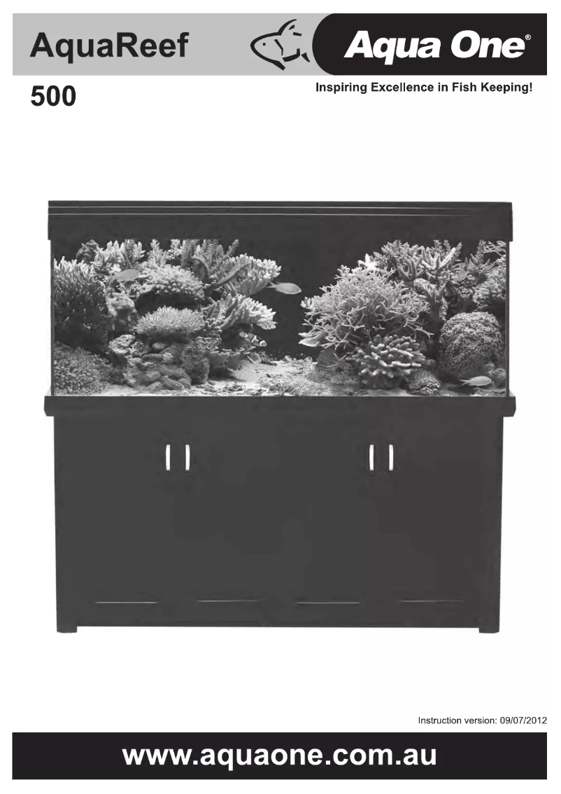 Page n°1 - Manuel utilisateur Aqua One AquaReef 500
