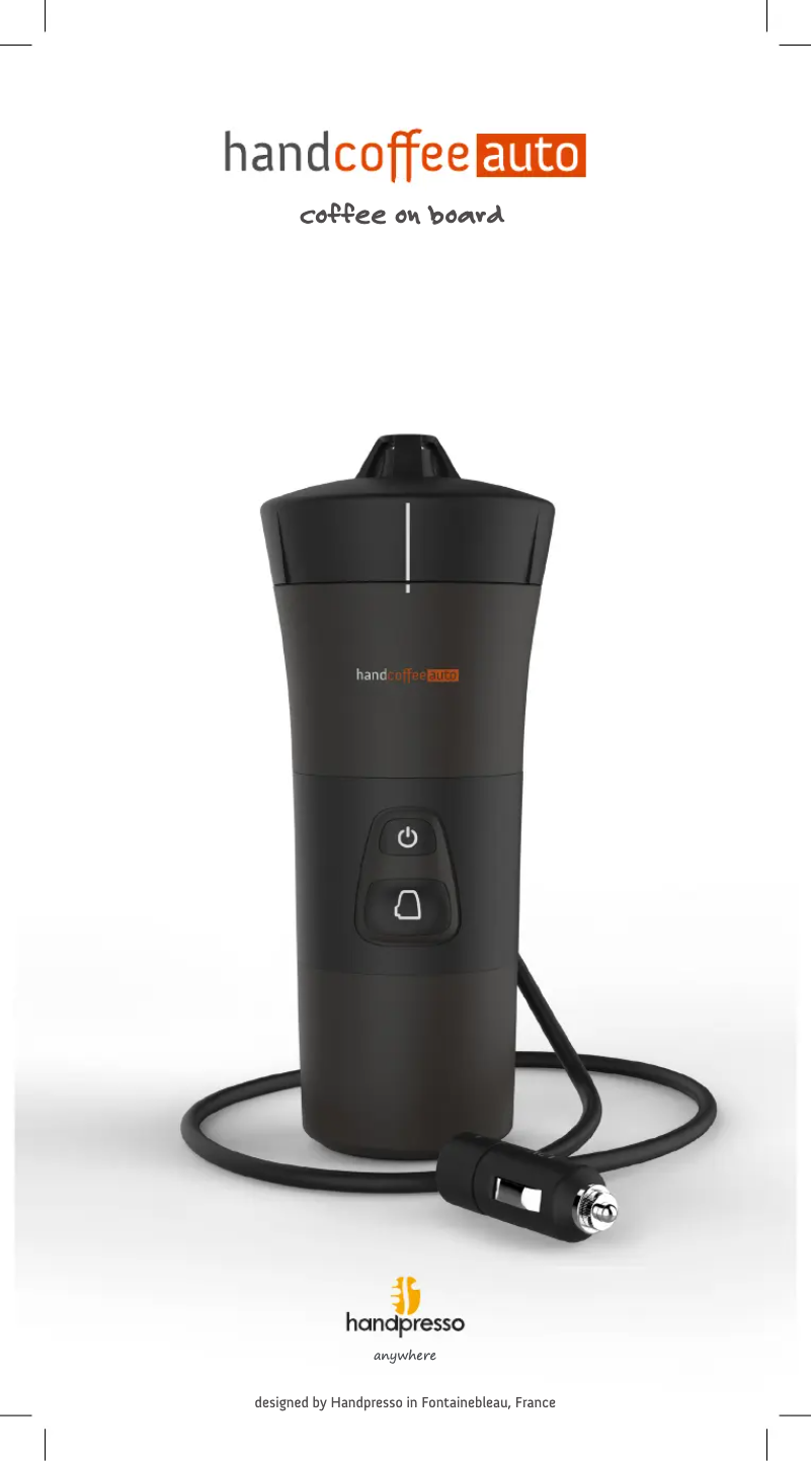 Image de la première page du manuel de l'appareil Handcoffee Auto