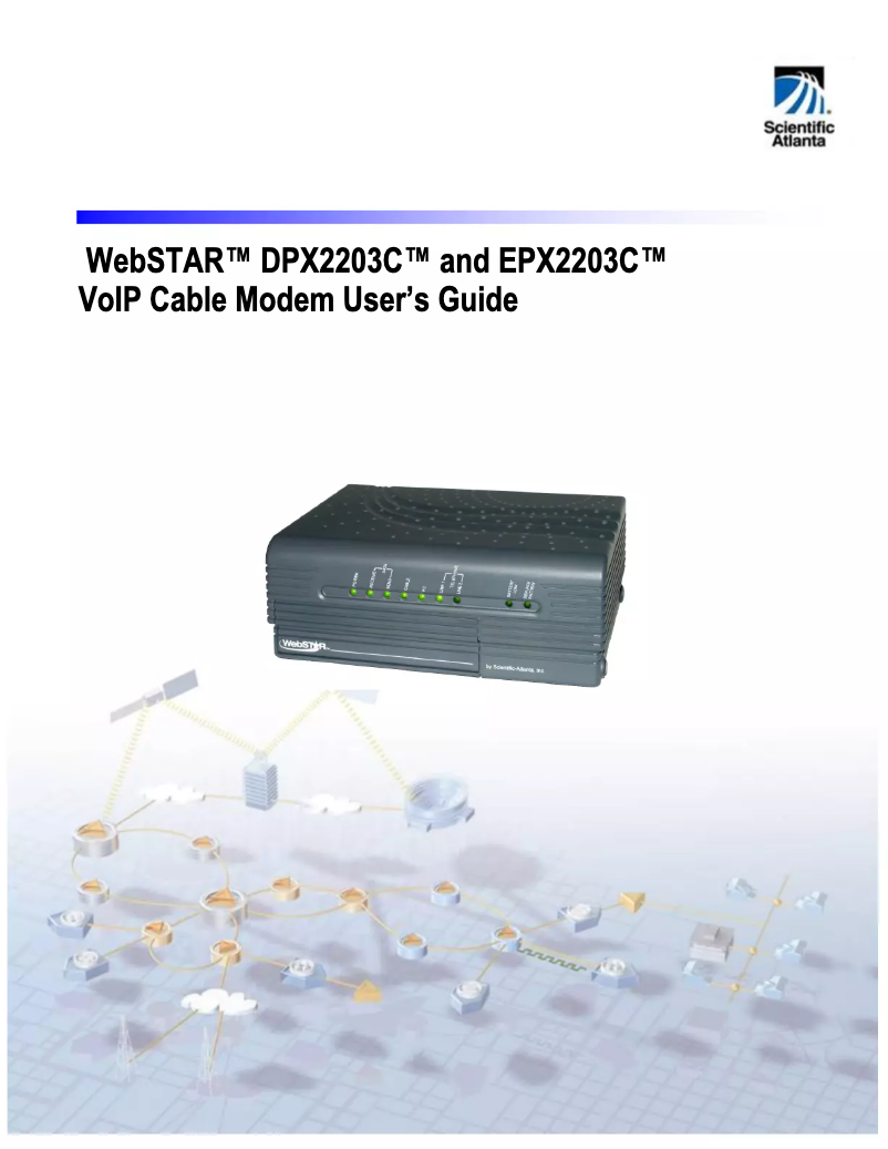 Image de la première page du manuel de l'appareil DPX2203C