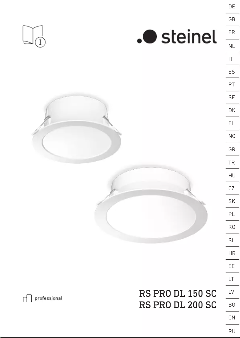 Imagen de la primera página del manual del dispositivo RS PRO DL 150 SC