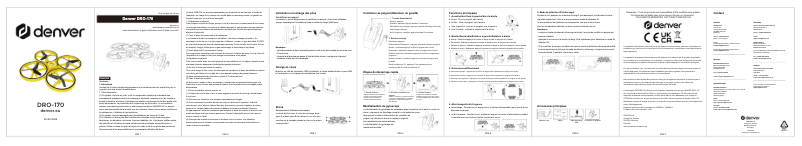 Page n°1 - Manuel utilisateur Denver DRO-170