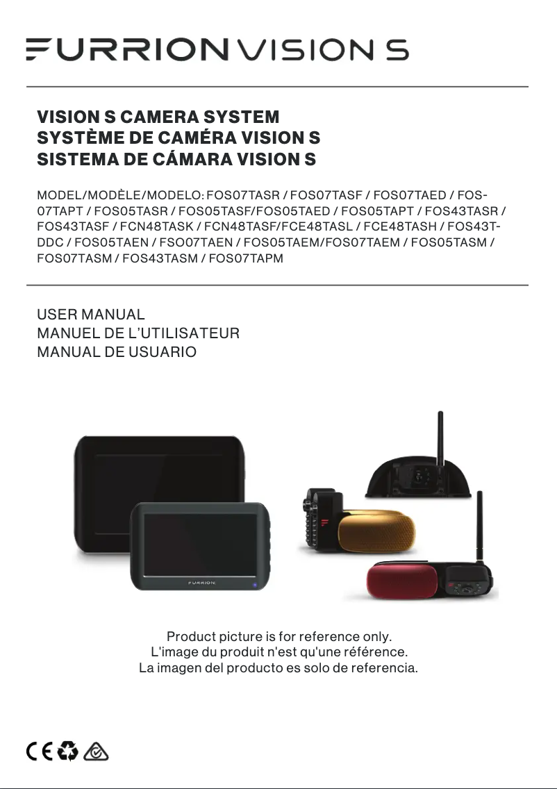 Image de la première page du manuel de l'appareil Vision S FOS07TASF