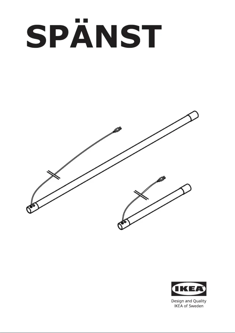 Page 1 de la notice Manuel utilisateur Ikea SPÄNST 904.638.40