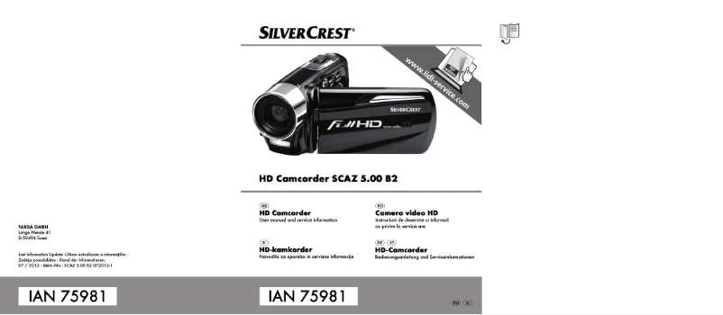 Page 1 de la notice Manuel utilisateur SilverCrest SCAZ 5.00 A2