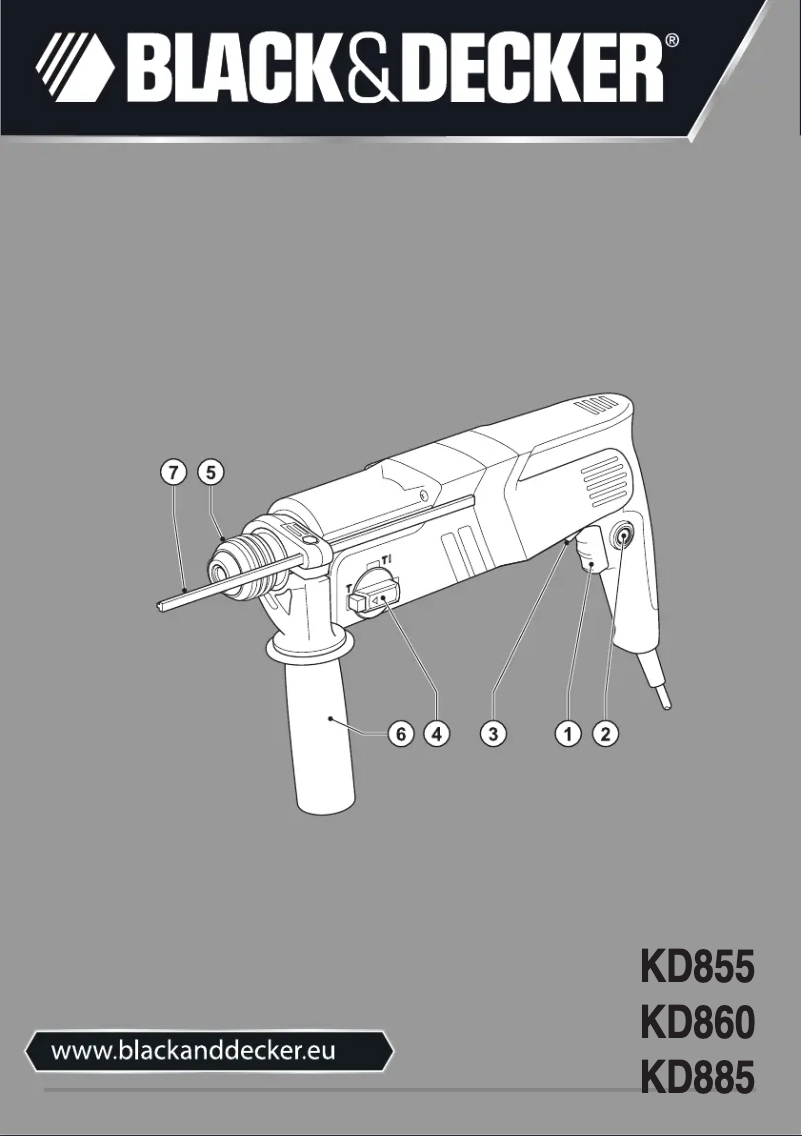 Image de la première page du manuel de l'appareil KD885
