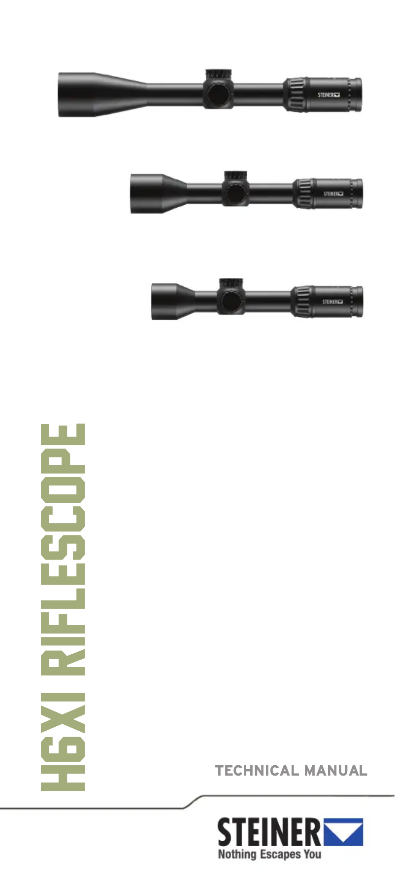 Page 1 de la notice Manuel utilisateur Steiner H6Xi 3-18x50mm