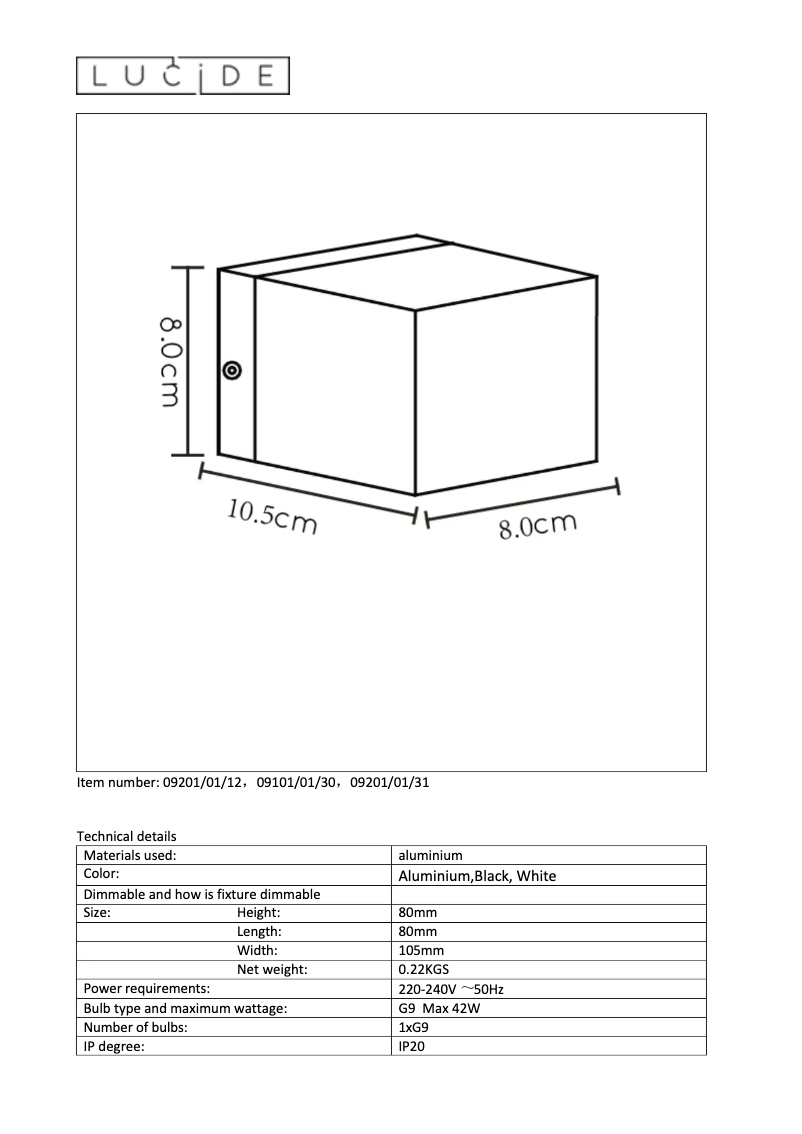 Image de la première page du manuel de l'appareil Devi