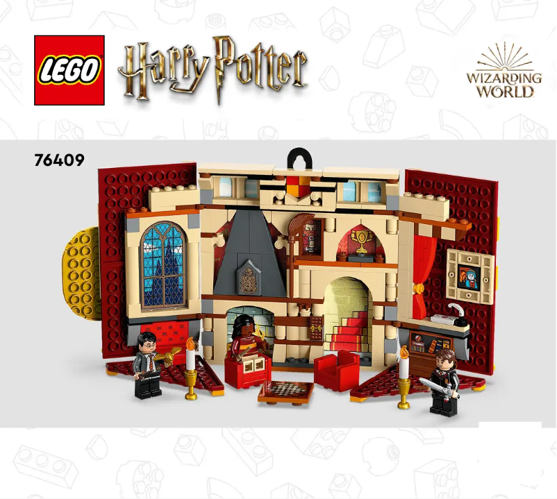 Page 1 de la notice Consignes visuelles Lego Harry Potter 76409