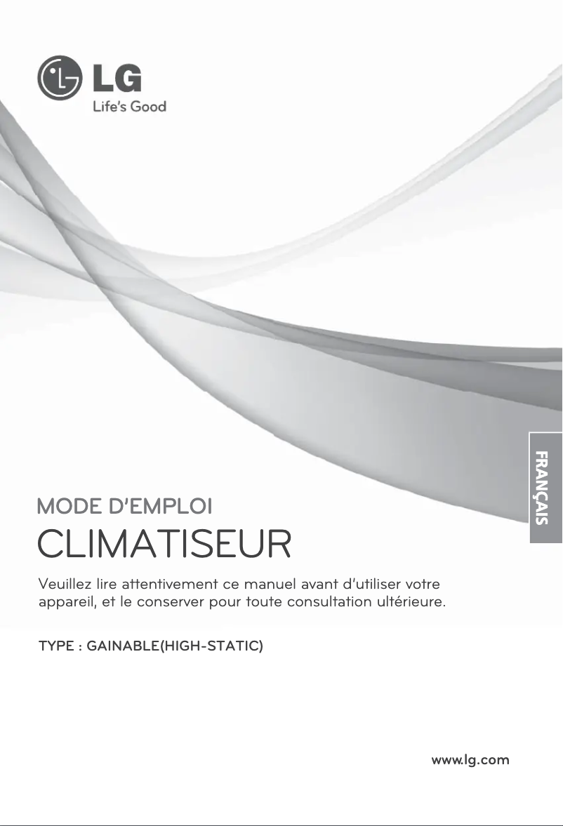 Page n°1 - Manuel utilisateur LG ARNU36GBGA2