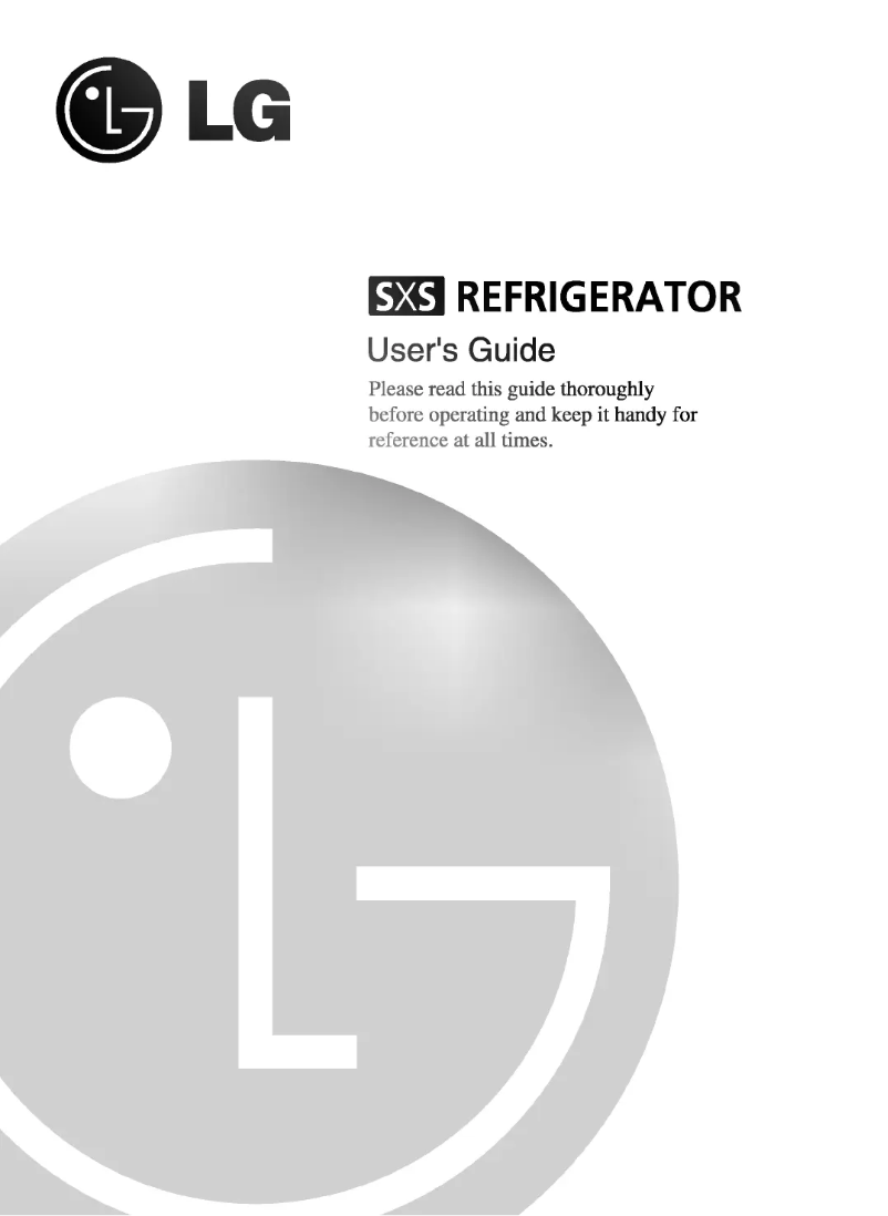 Página 1 del manual Manual de usuario LG GR-P277AUH