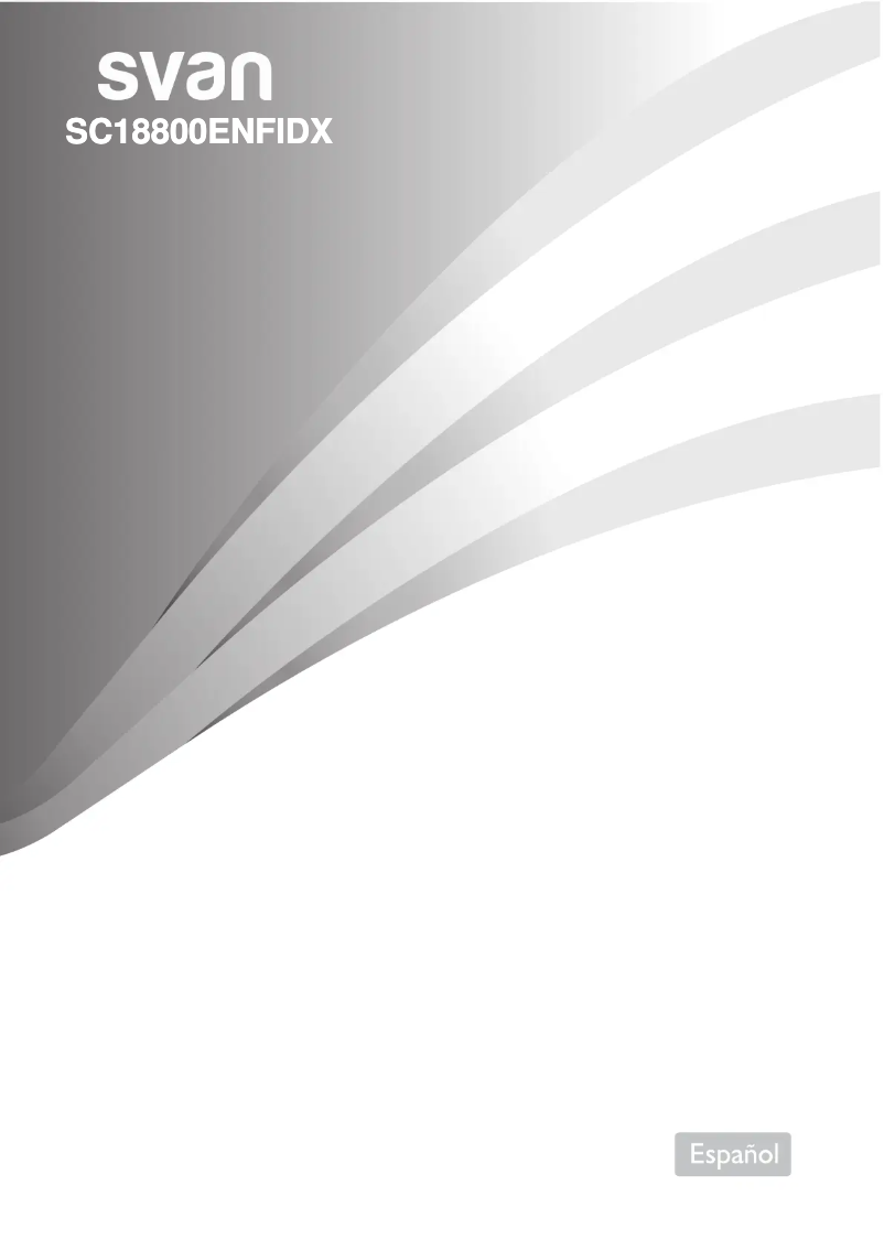 Image de la première page du manuel de l'appareil SC18800ENFIDX
