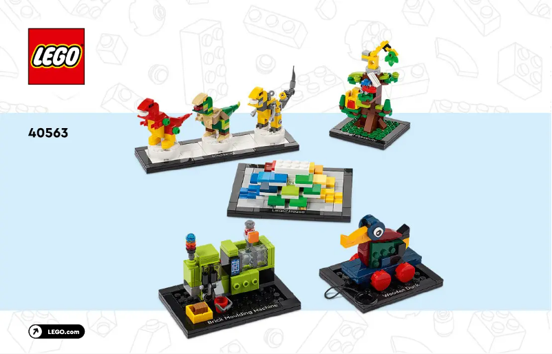 Page n°1 - Manuel utilisateur Lego House 40563