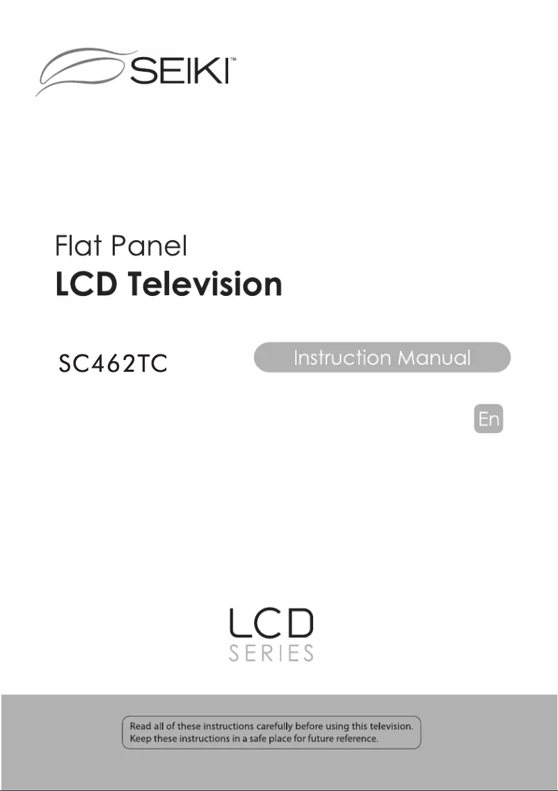 Page n°1 - Manuel d'utilisation et d'entretien Seiki SC-462TC