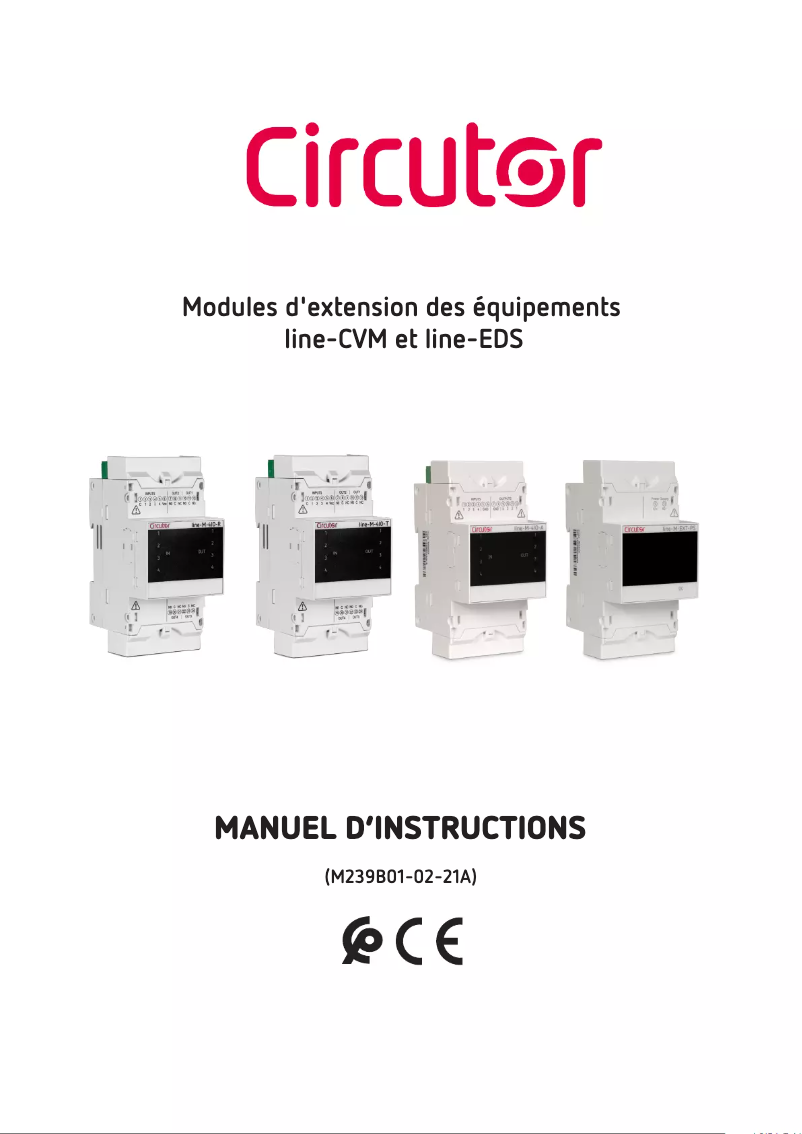 Page 1 de la notice Manuel utilisateur CIRCUTOR Line-M-20I
