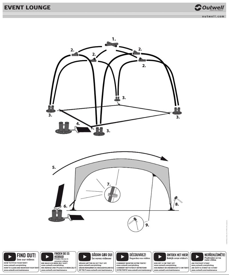 Image de la première page du manuel de l'appareil Event Lounge XL