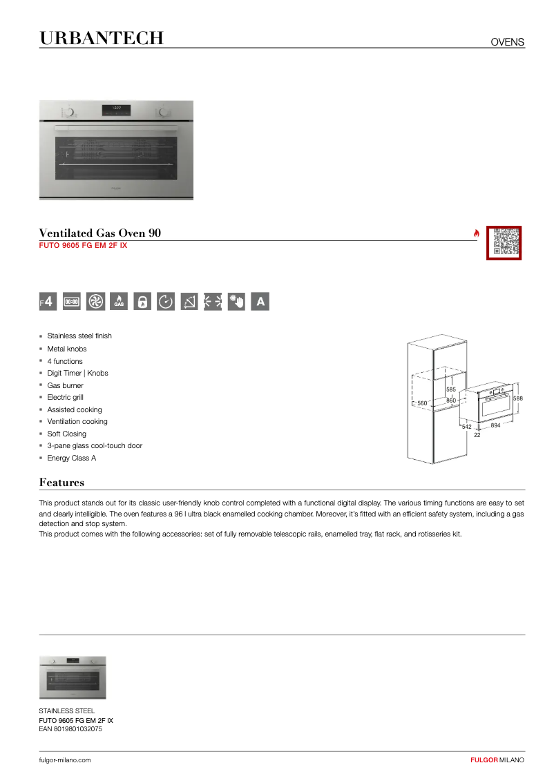 Image de la première page du manuel de l'appareil FUTO 9605 FG EM 2F IX