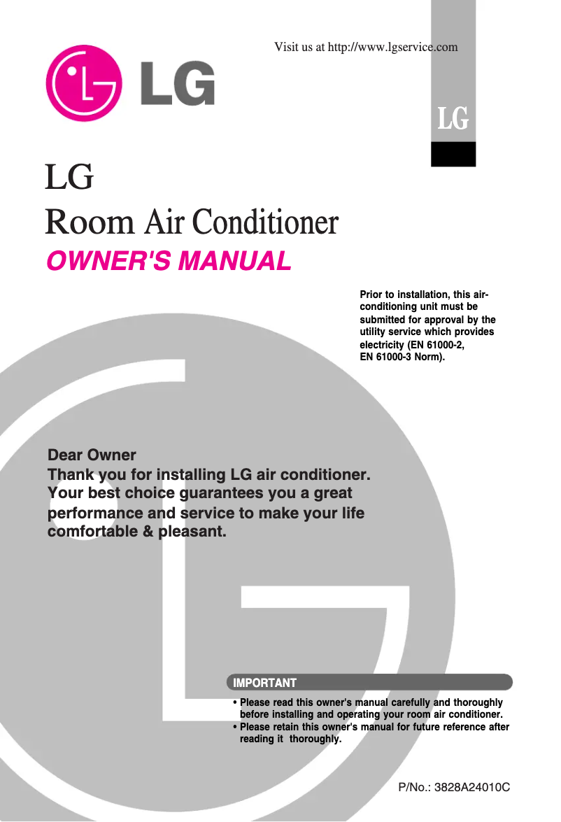 Page n°1 - Manuel utilisateur LG ASUW2465DH1