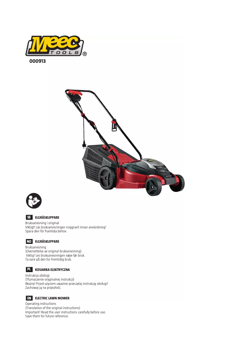 Image de la première page du manuel de l'appareil 000-913