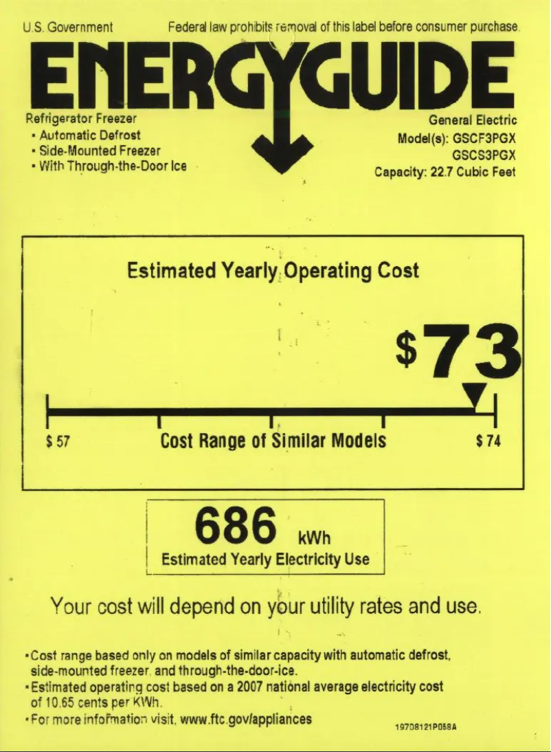 Image de la première page du manuel de l'appareil GSCF3PGXBB